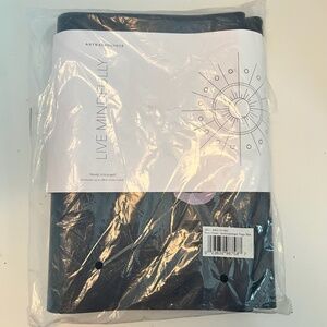 Anthropologie Travel Yoga Mat 24" X 68" Pilates Workout Fitness Exercise NEW